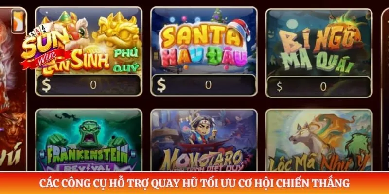 Nổ hũ Sunwin Các công cụ hỗ trợ quay hũ tối ưu cơ hội chiến thắng