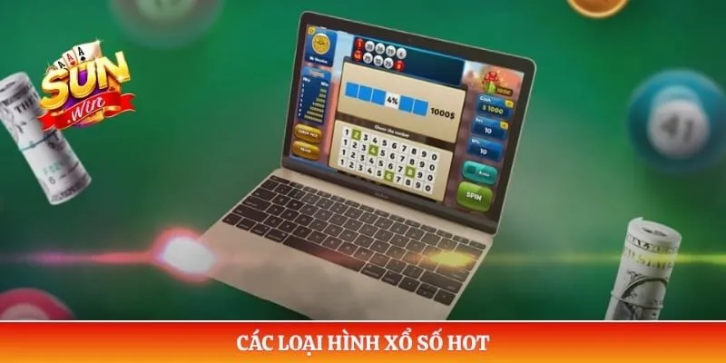 Xổ số Sunwin Các loại hình xổ số hot