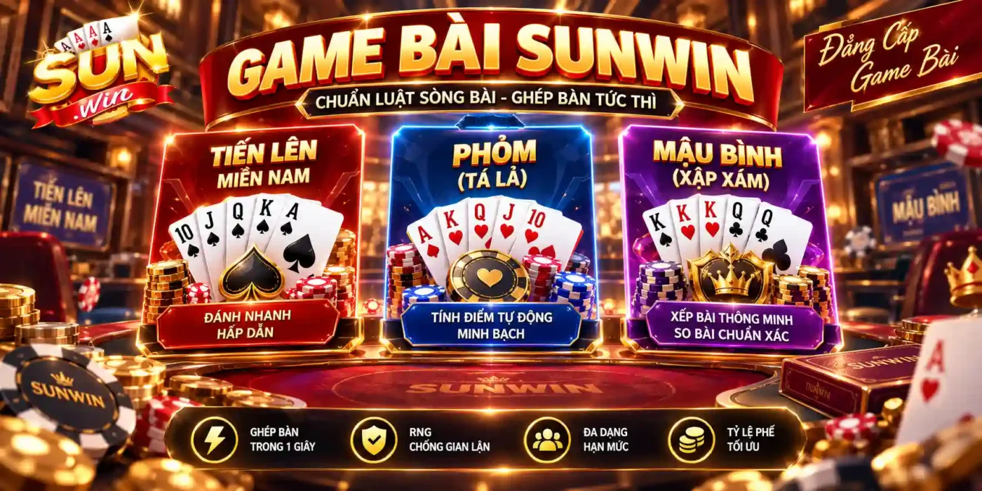 Game Bài Sunwin Sôi Động - Vào Ngay Không Đợi Phòng
